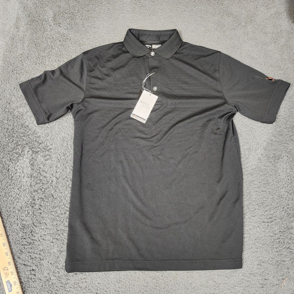 Callaway Men's Opti-Dri Polo Shirt S Black Golf Apparel