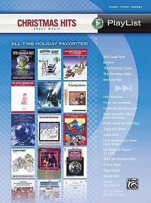 Christmas Hits Sheet Music Playlist: Piano/Vocal/Chords by Hal Leonard Corp.