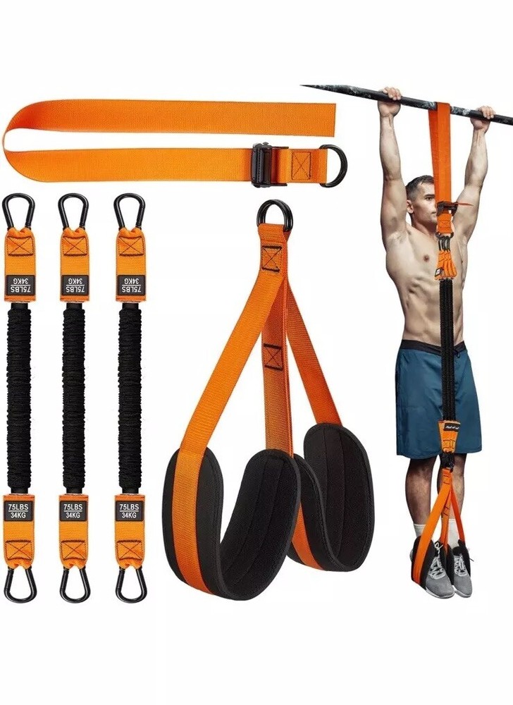 Pull Up Assistance Bands, Heavy Duty Resistance Band for Pull Up Bar Orange