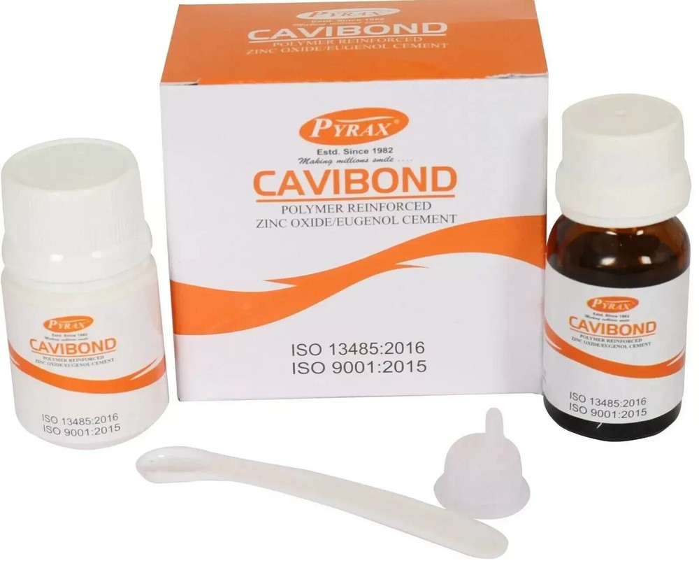 Cavibond IRM Polymer Reinforced ZOE Zinc Eugenol Dental Cement Fastship..