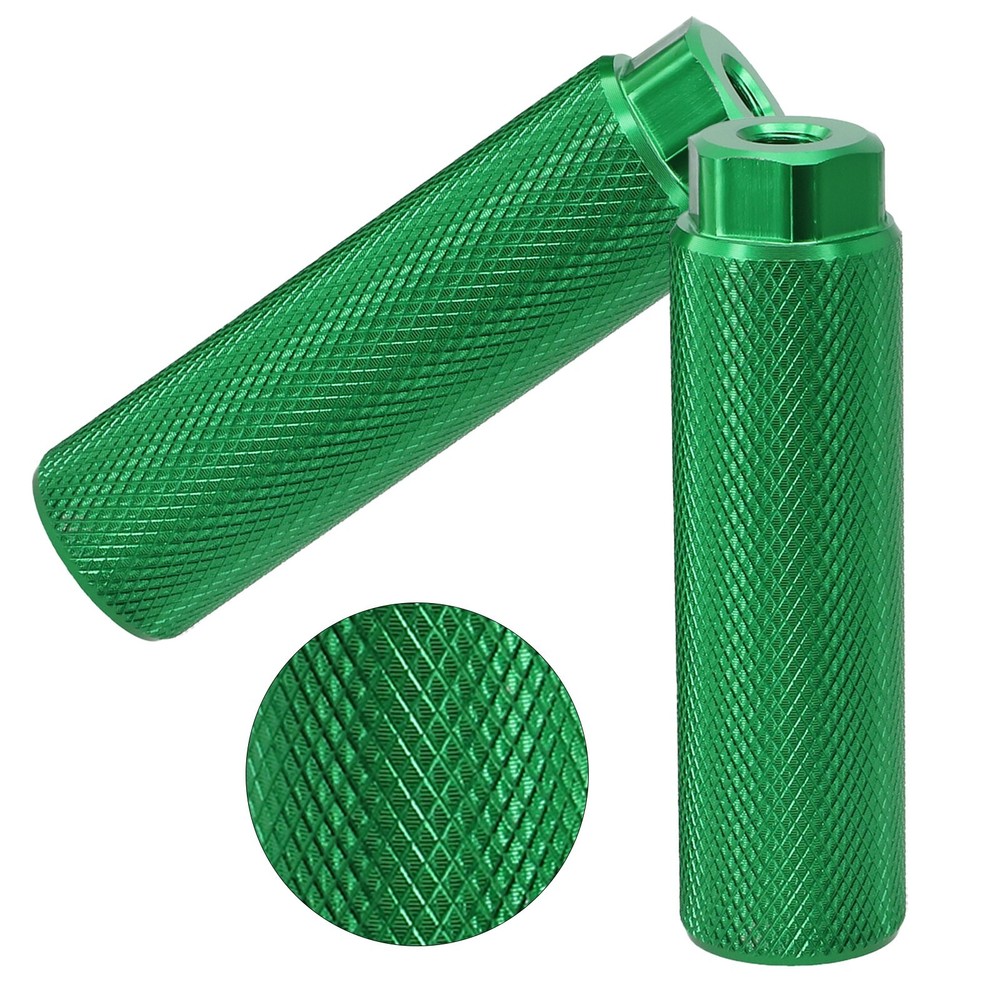 Compact Bicycle Foot Pegs Aluminum Alloy Anti Skid Designed for 3/8 inch Axles