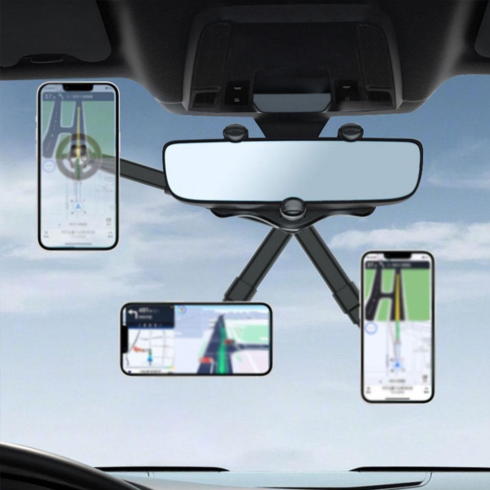 Car Phone Holder Rotating Magnetic Suction Multifunctional Car Holder✧