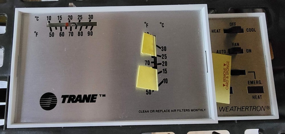 BAYSTAT239A WEATHERTRON Heat Pump Thermostat 2-Stage HEATING/1-STAGE Cooling 30V