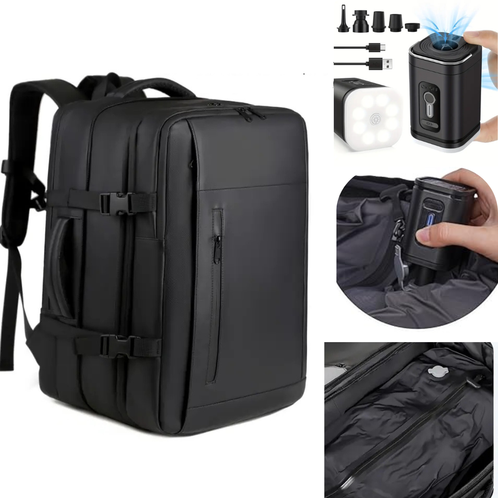 Travel Backpack 60L Vacuum seal Airback Backvac Vacuum Compression Carry on