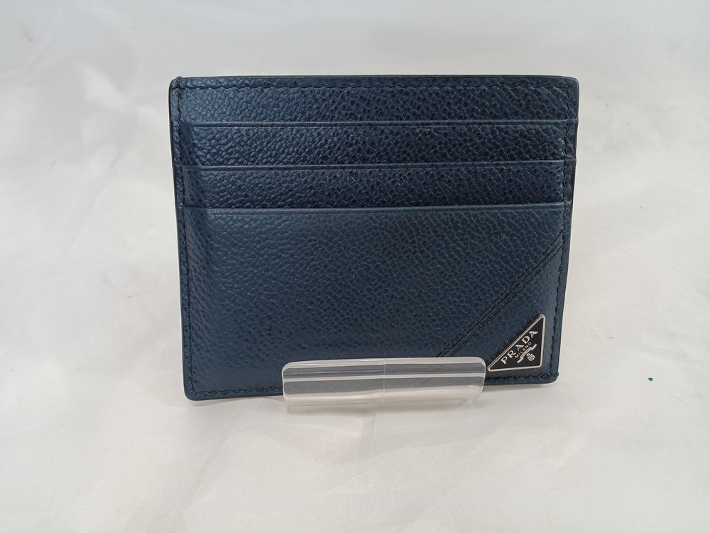Prada Y0810 Leather Card Holder with RFID Protection