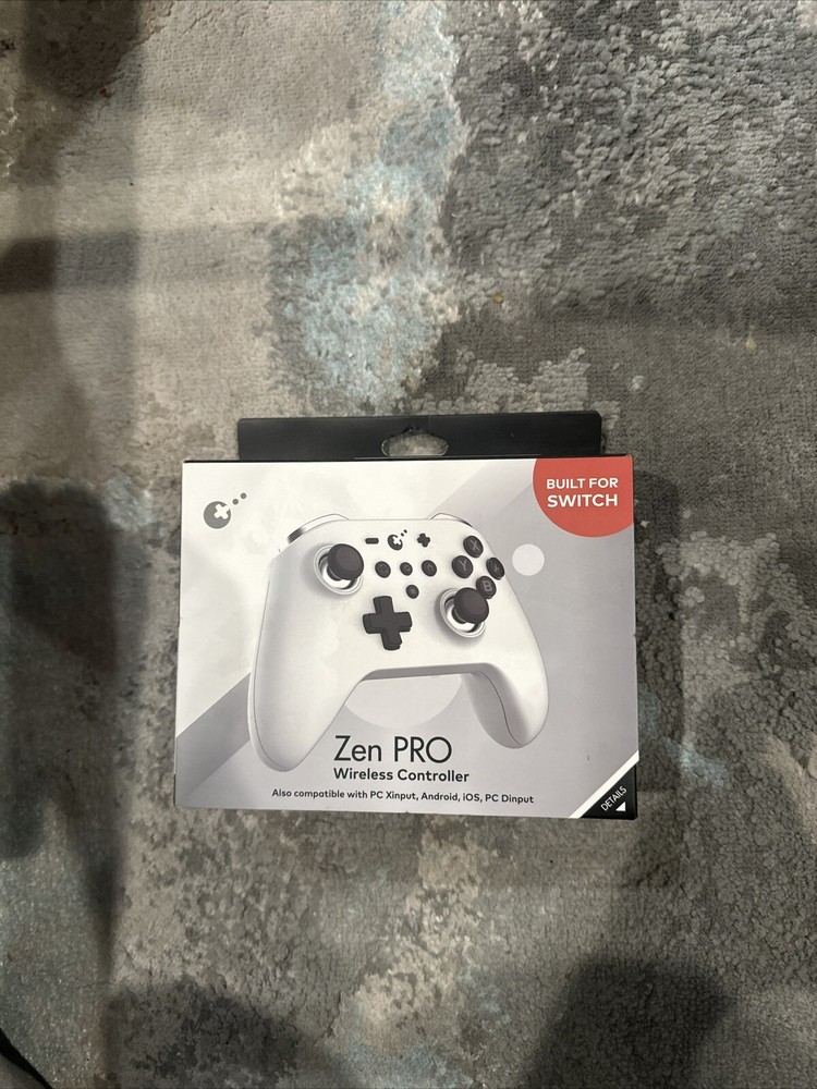 Zen Pro Wireless Controller - White for Nintendo Switch [New ] White, Controll
