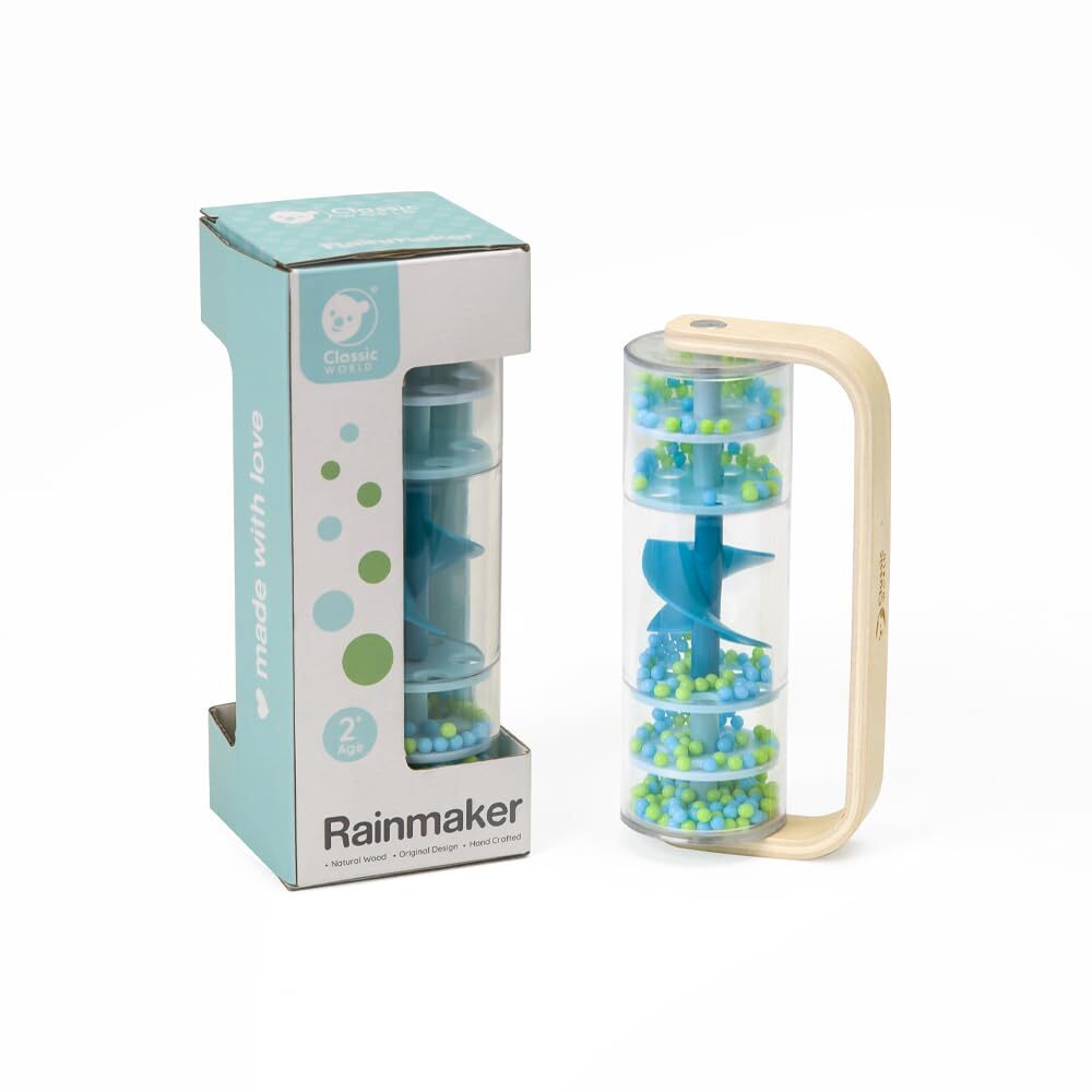 Classic World Rainmaker - Rainmaker Baby Toy - Baby Sensory Toys - Baby Learning