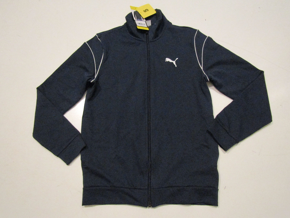 PUMA Blue White Mens Track Jacket NWT Mens Size Small S