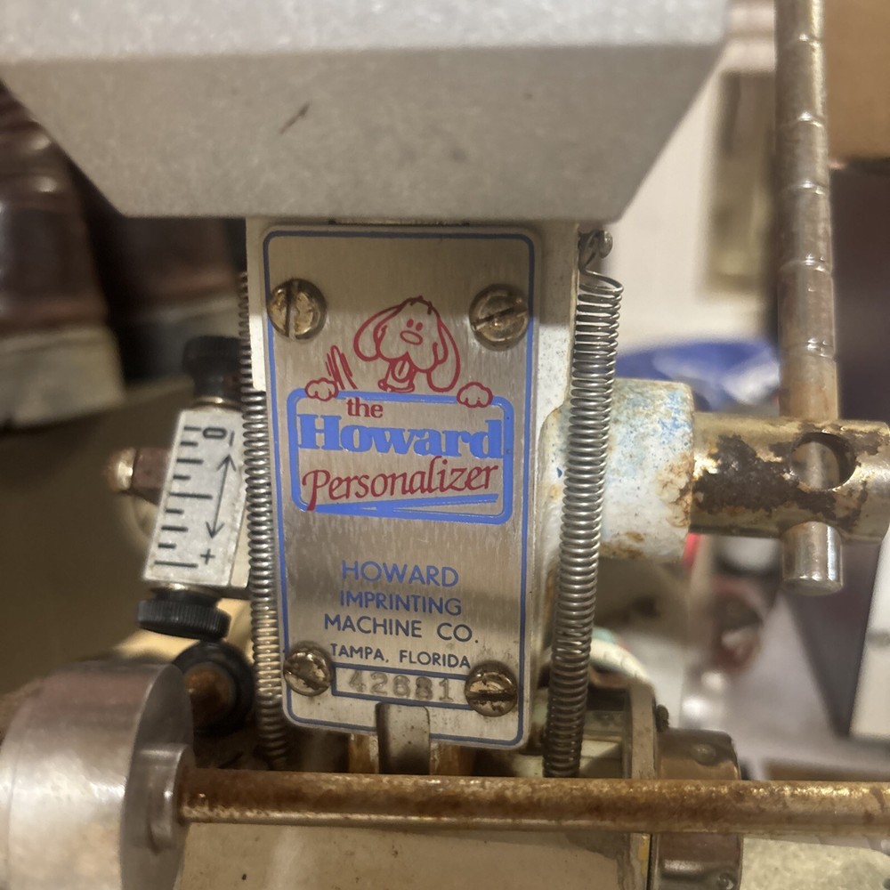 Howard Personalizer Hot Foil Stamping Embossing Imprinting Machine