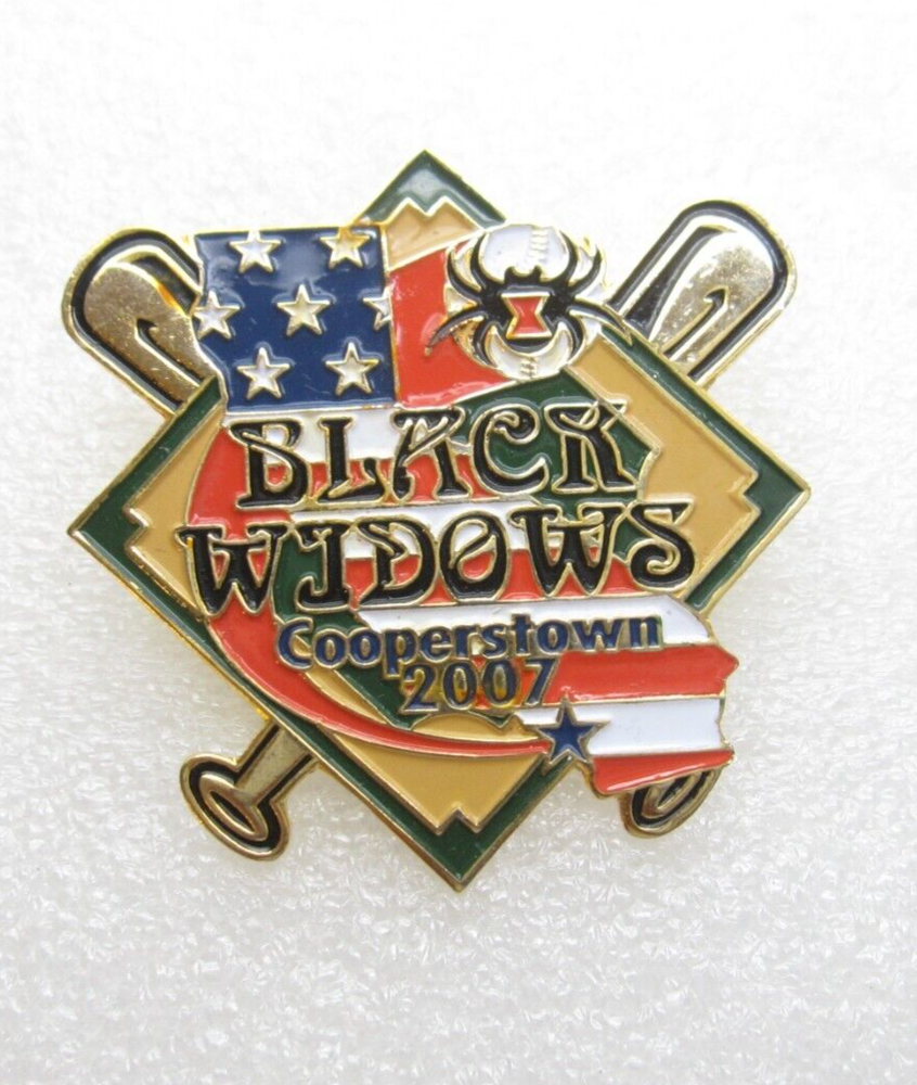2007 Black Widows Cooperstown Baseball Lapel Pin (C427)