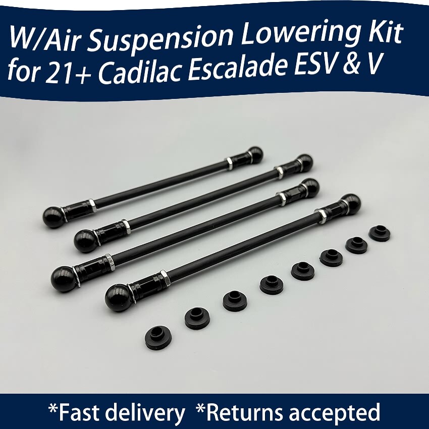 💥For Cadillac Escalade ESV Adjustable Air Suspension Lowering Link Kit module