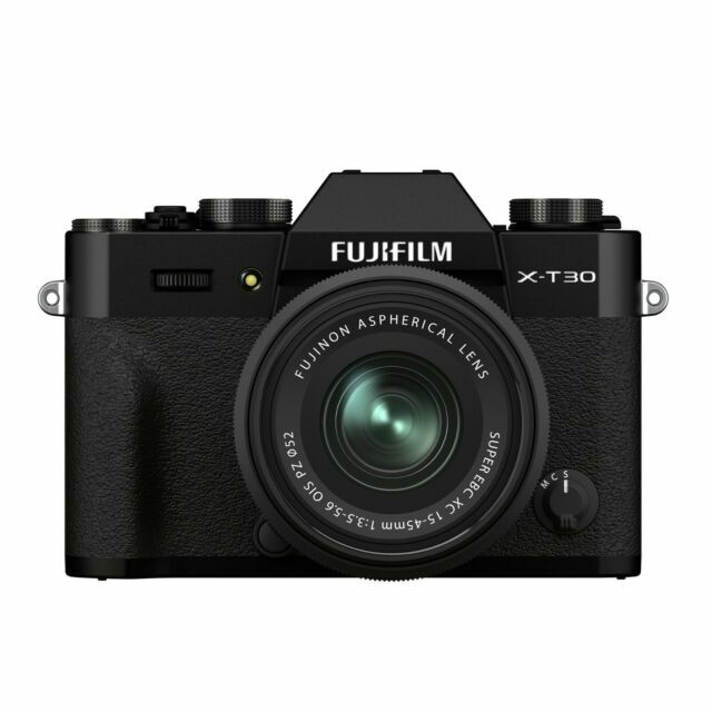 Fujifilm X-T30 II 26.1MP Mirrorless Camera - Black (FUJINON XF 15-45mm f/3.5-5.6 OIS PZ)