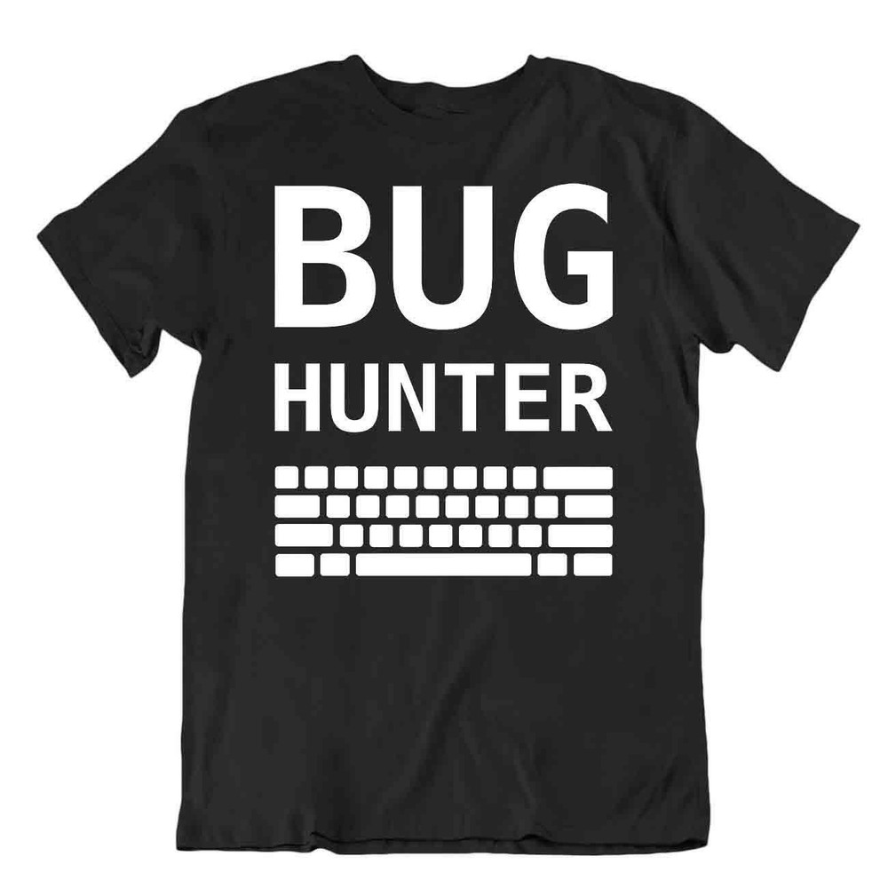 Bug Hunter Tshirt Programmer T-Shirt Computer Code Shirt Gift
