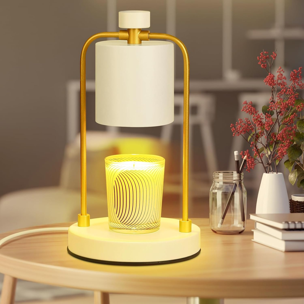 BUY NOW! Candle Warmer,Electric Large Candle Wax Warmer with Smooth Dimming and-image
