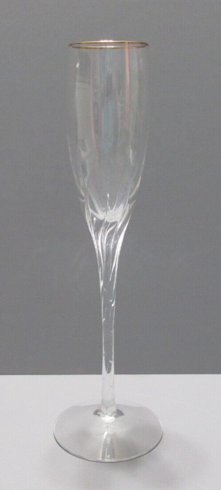 Lenox Encore Champagne Flute with Elegant Gold Trim Rim