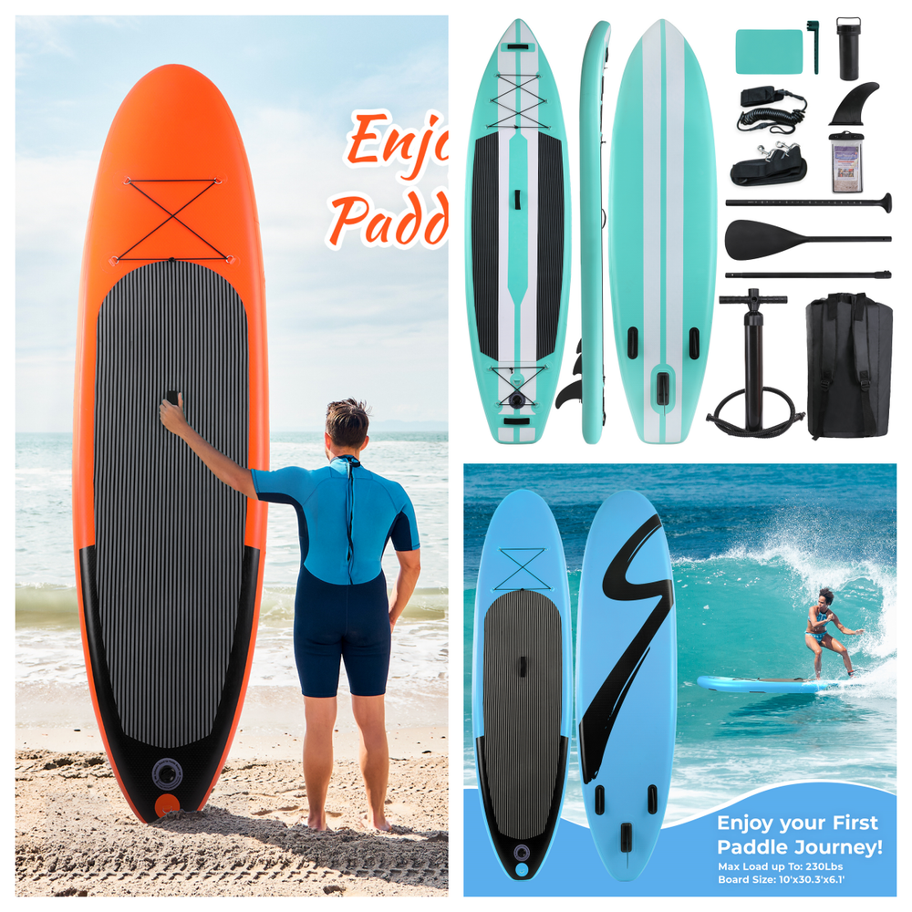 10ft 11ft Inflatable Stand Up Paddle Board Non-Slip SUP with Full Accessories Kit