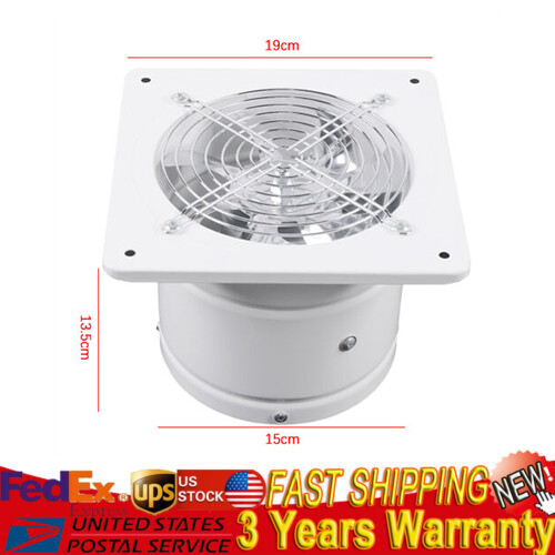 6 Inch Ceiling Bathroom Exhaust Fan for Toilet and Bath Ventilation Wall Mount