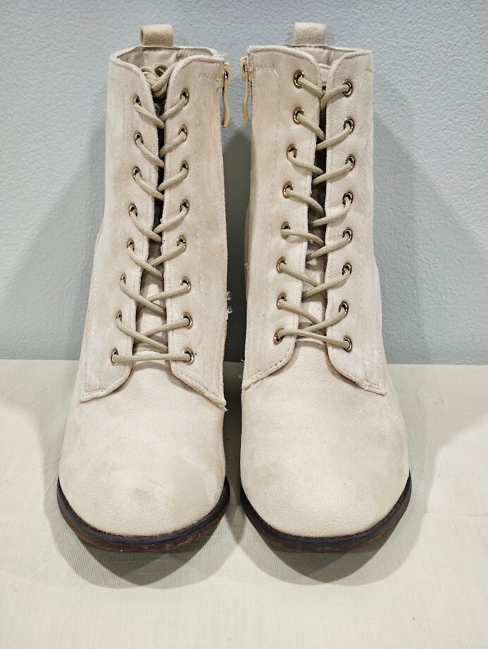 Journee Collection Baylor Faux Suede Ankle Booties Womens Size 7.5 M