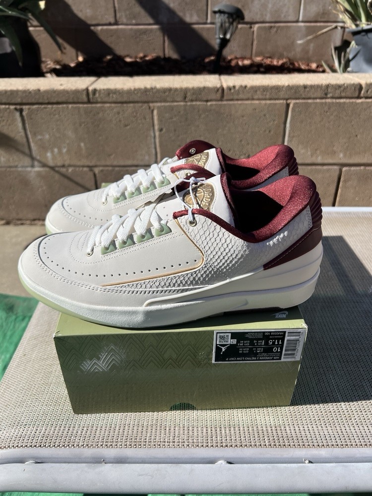 Air Jordan 2 Retro Low 'Year of the Dragon' CNY (HM0358-100) Men’s Size 10