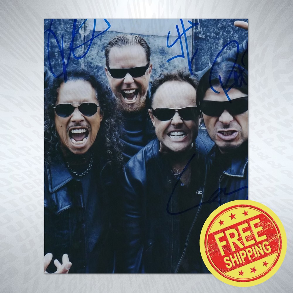 Metallica Autograph Reprint Signed 8x10 Photo Signature Poster BUY NOW