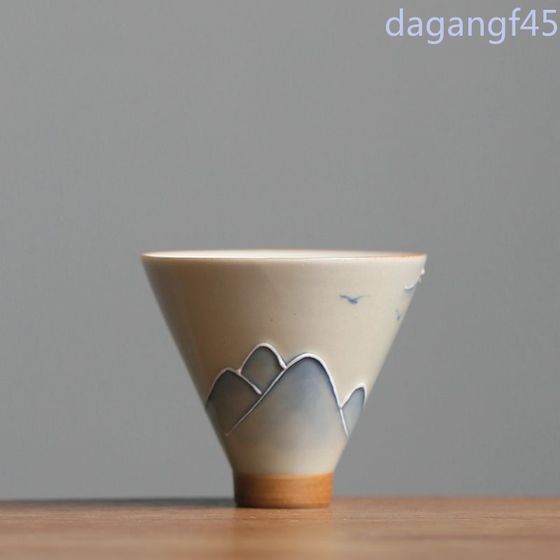 50ml Chinese Ceramic Hand-painted Tea Cups Kung Fu Tea Set Tea Tasting Cup