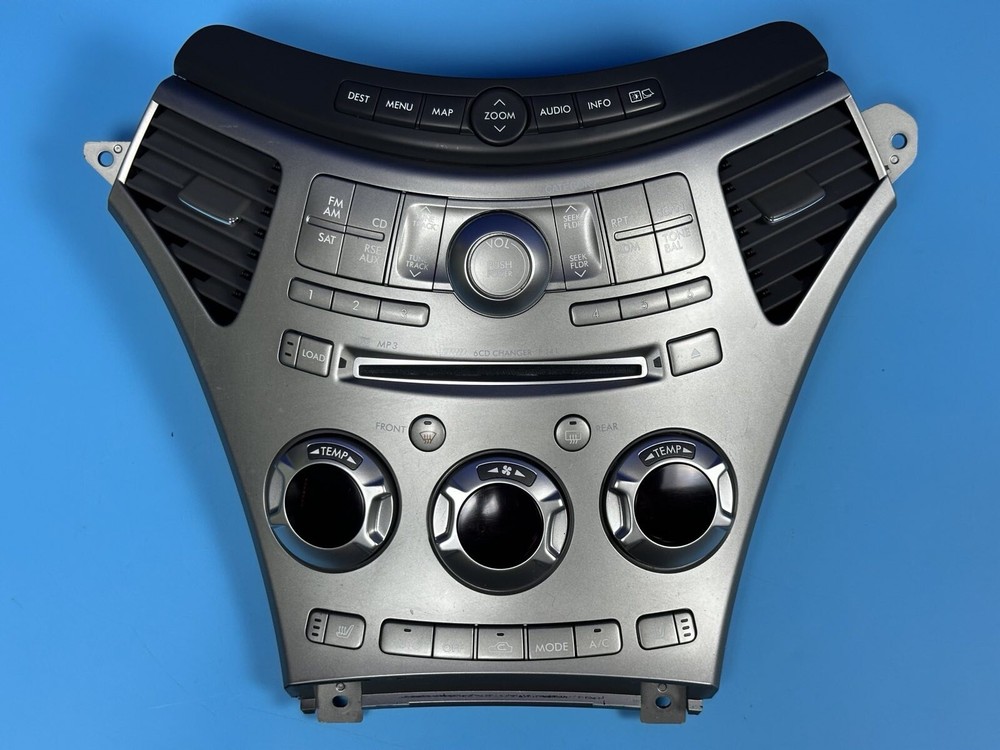 2006-09 Subaru Tribeca Radio CD Player AC Climate GPS Control Panel 86287XA00A