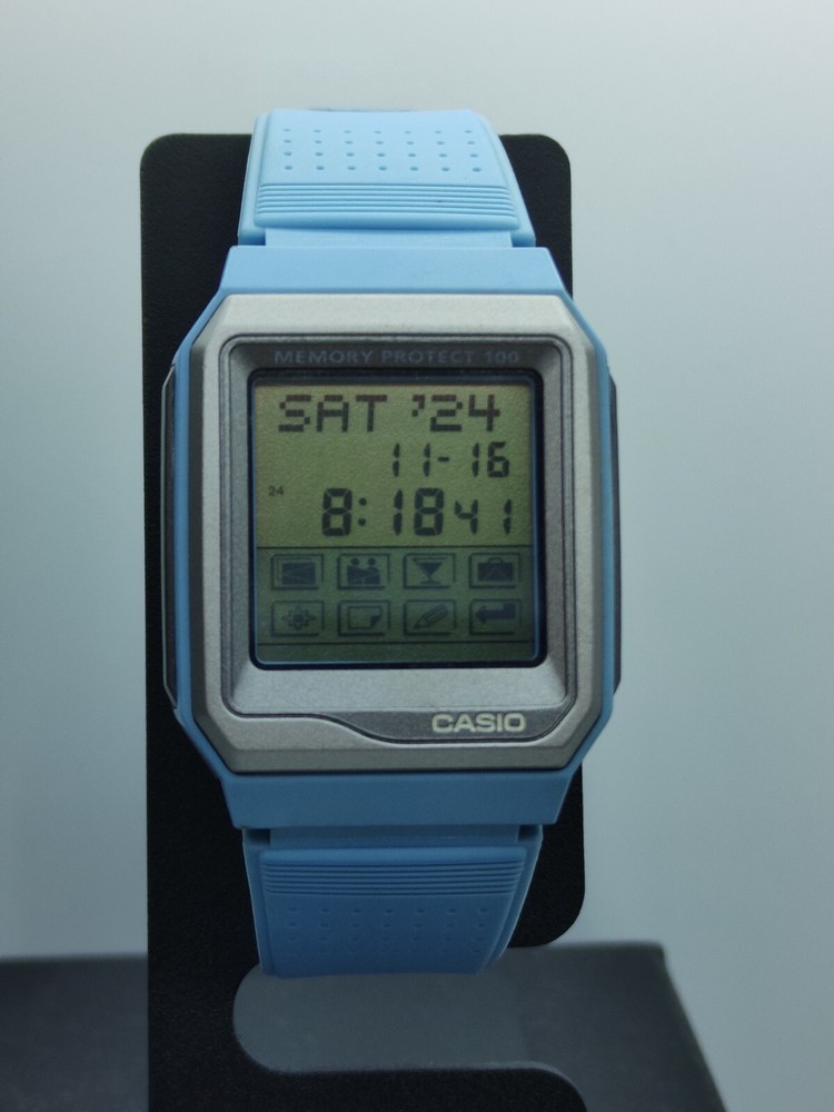 Vintage Casio VDB-101 JIM DATA BANK Touch Screen 1493 Mod (1990s) Men SLIM RARE