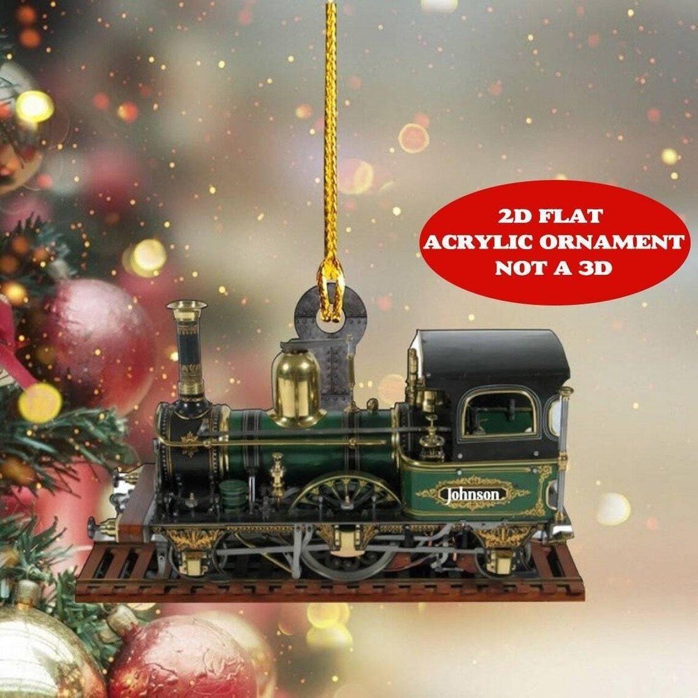 Train Christmas Ornament  Railroader Christmas Ornament  Train Ornament Gift