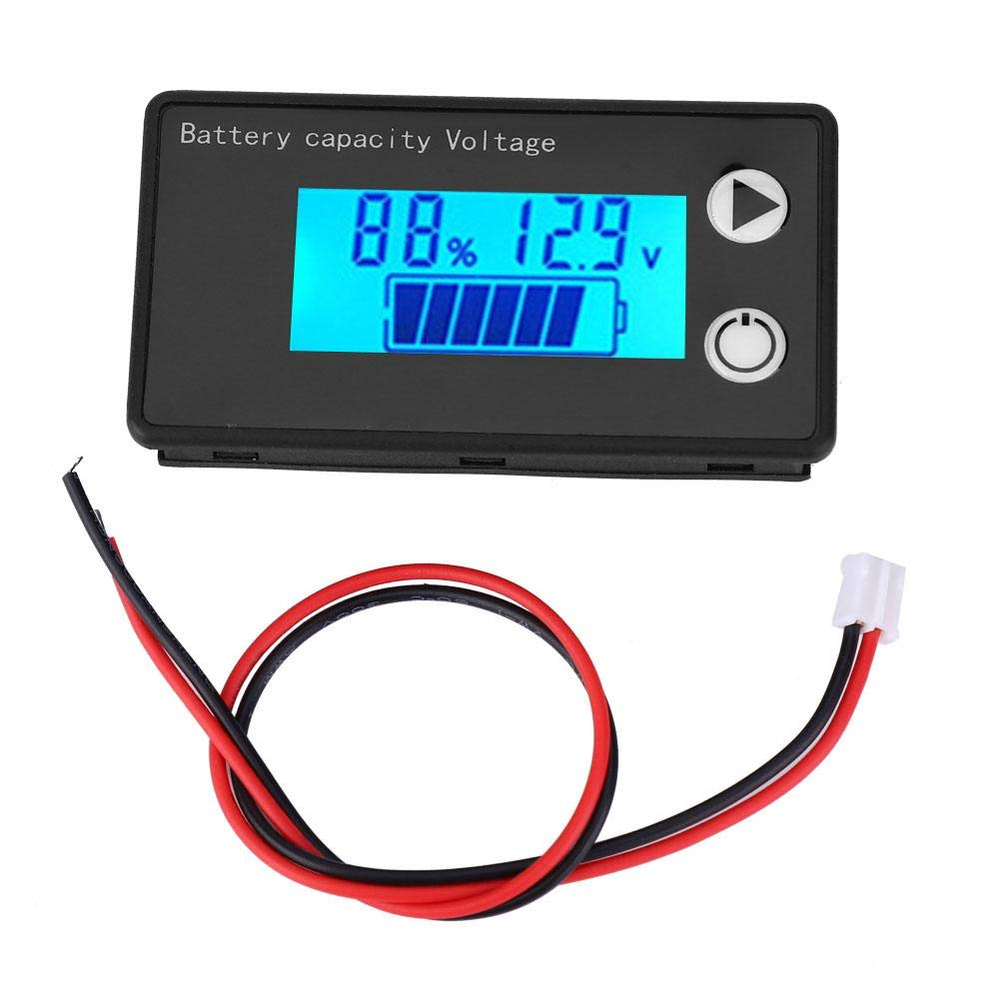 Battery Monitor LCD 12V Digital Battery Capacity Tester Lithium Battery Volt Met