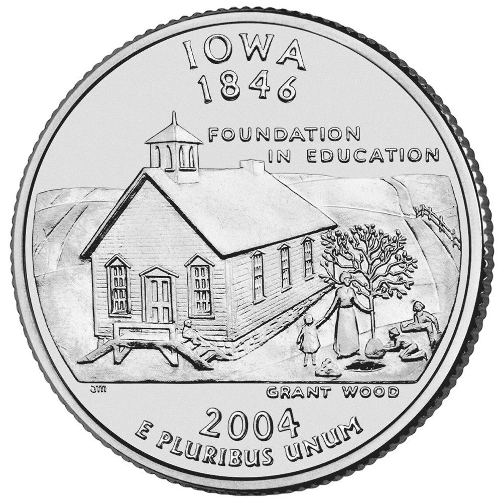2004-D - Iowa - U.S. State Quarter- UNC from US Mint