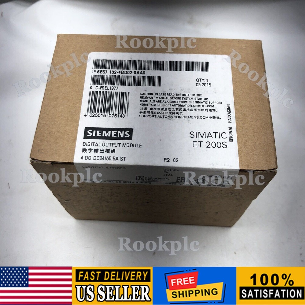 New Siemens SIMATIC DP5 electronic module 6ES7132-4BD02-0AA0 6ES7 132-4BD02-0AA0