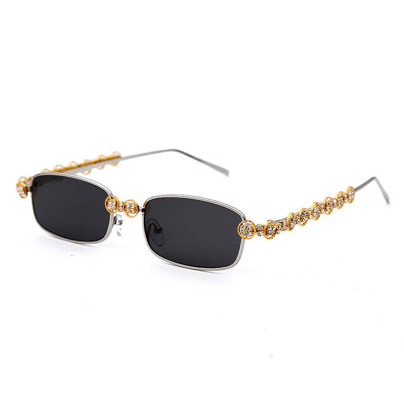 Fashion retro small box metal frame sunglasses Men & women sunglasses