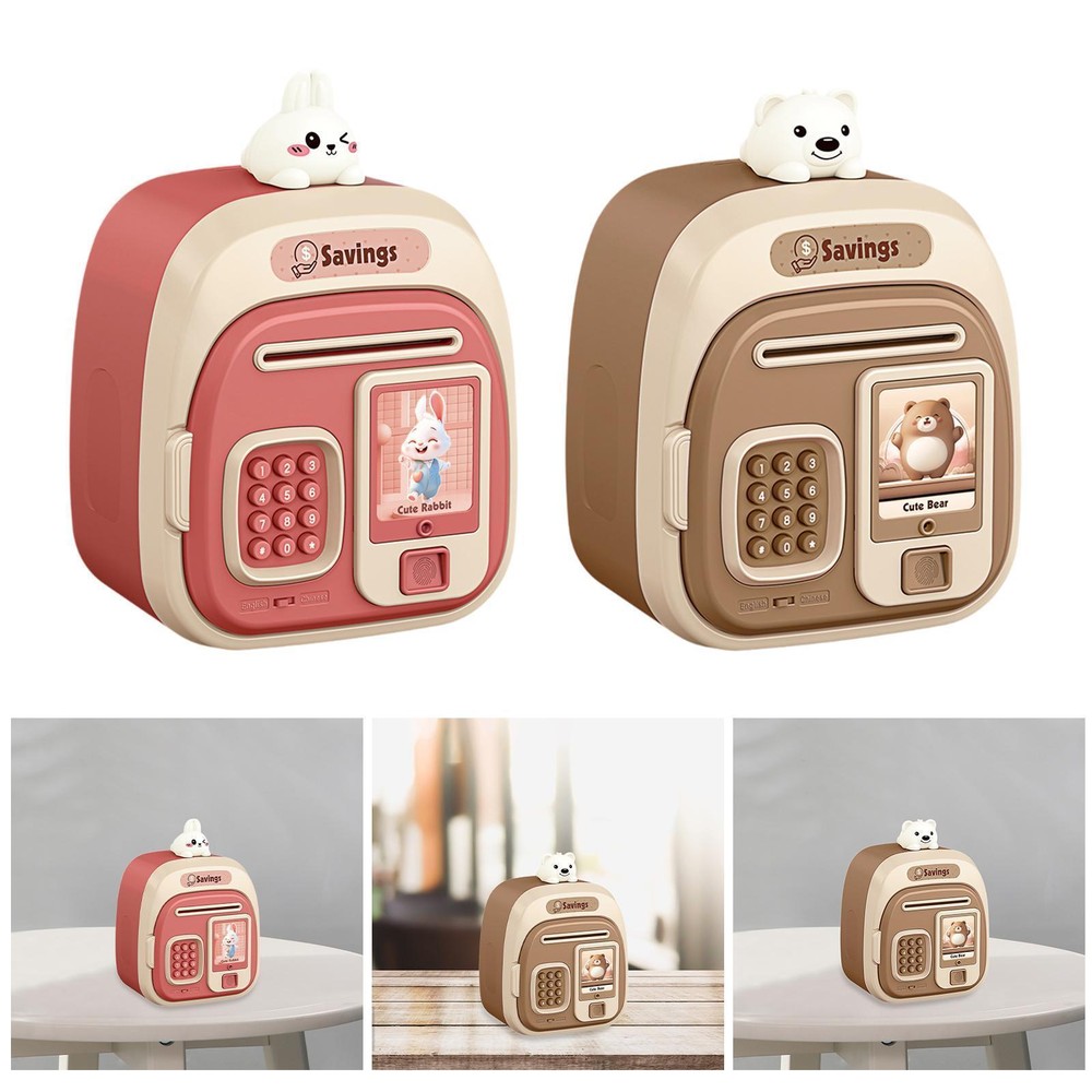 Password Piggy Bank for Boys And Girls, Cute Money Saving Bank, Home Decor, Gift-image
