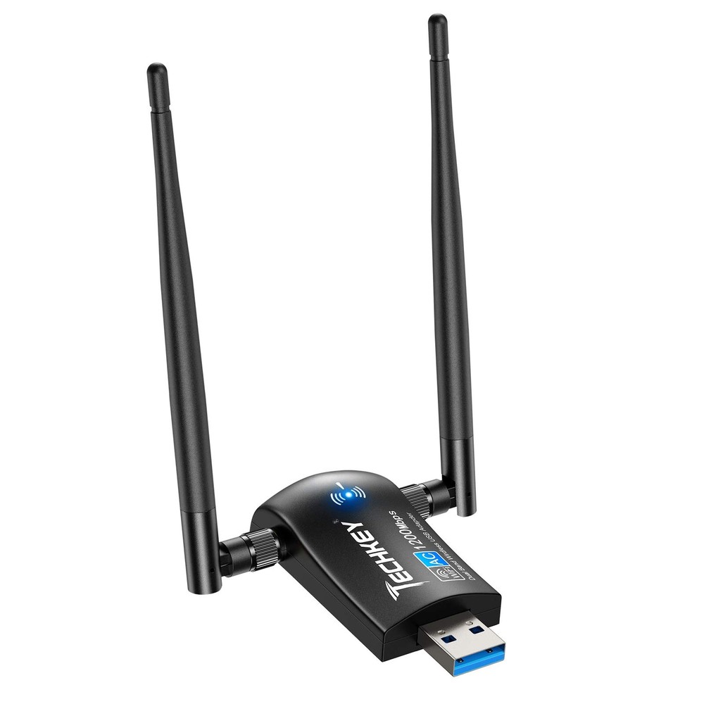 USB WiFi Wireless Adapter for PC - 1200Mbps Dual Band 2.4GHz/300Mbps 5GHz/867...