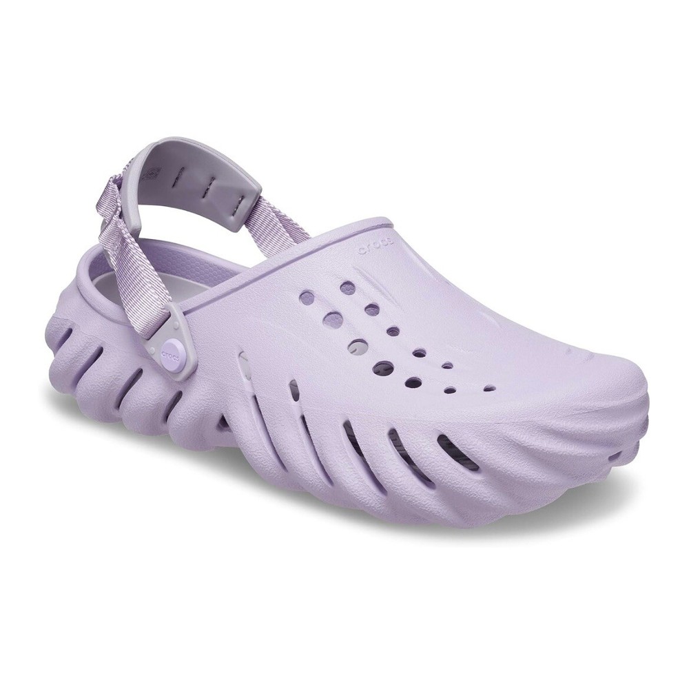 Crocs Lavender Purple Echo Clog Shoes Slide On Sandals Summer Women’s Size 8
