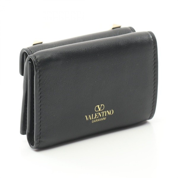 Valentino Rockstud Tri-Fold Women's Wallet 3W2P0Q47Bol0No