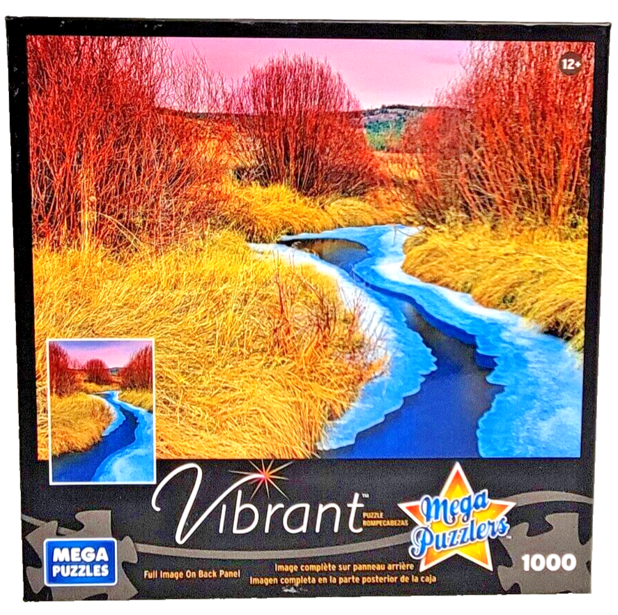 MEGA Vibrant 1000 pc Jigsaw Puzzle Approaching Winter  By Martis Valley
