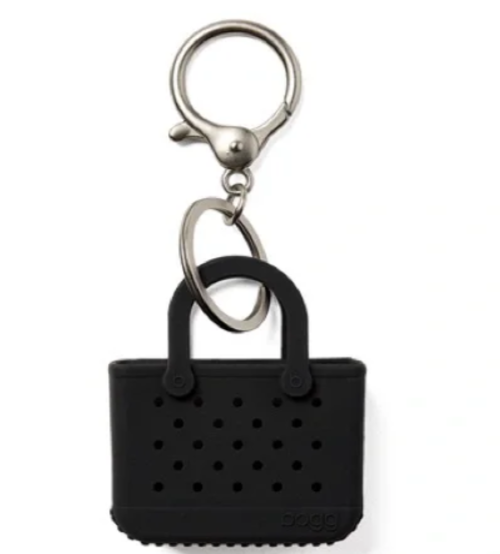 BOGG Bag Black Tiny Tote Keychain Clip-on Charm New In Package