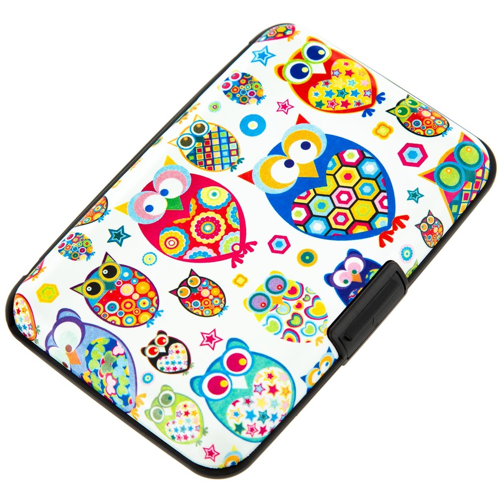 Credit Card Holder for Women Men RFID Blocking Wallet Small Business Metal Sl...-image