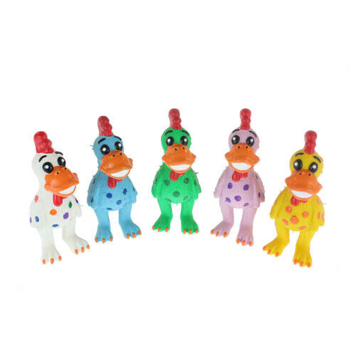 Multipet Globkens Chicken Dog Toy Assorted; 1 Each/Mini