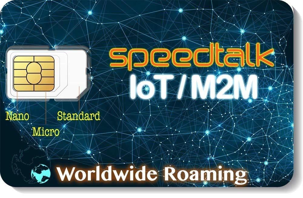 SpeedTalk IoT SIM Card Starter Kit with Global 200-Country M2M Coverage-image