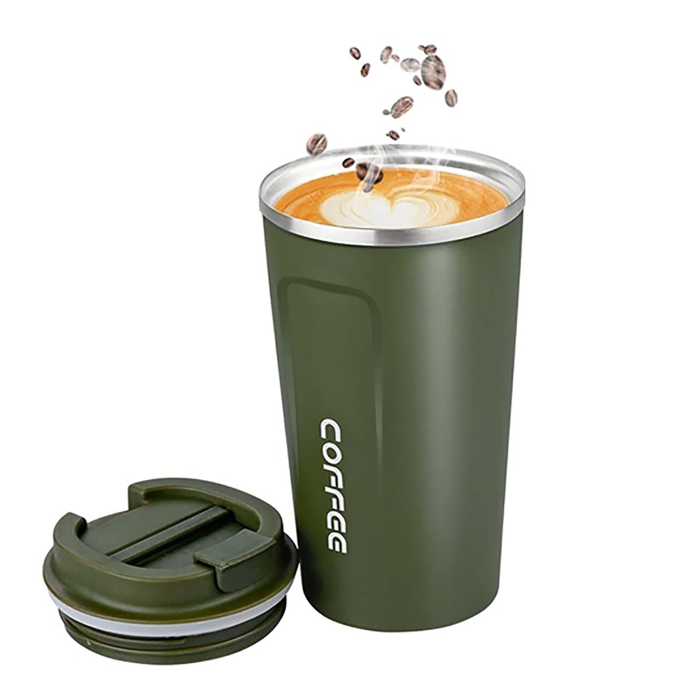 Vaso Termos 12 Oz Para Cafe Te Bebidas Caliente Taza Aislada De Acero Inoxidable