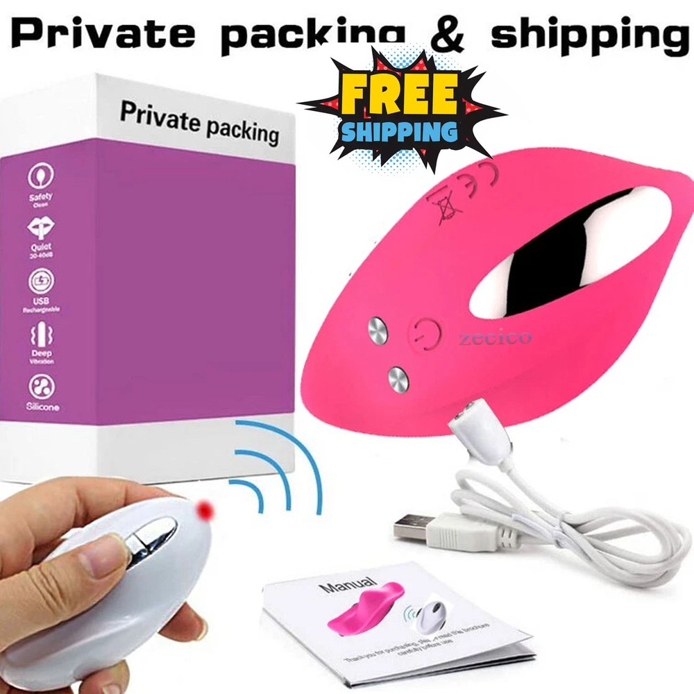 Remote Control Wearable G-Spot and Clit Vibrator Panties for Women