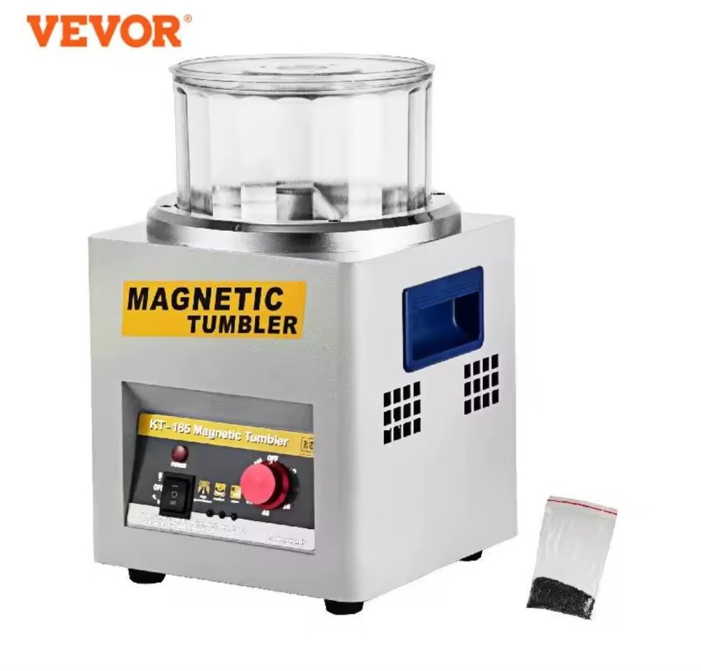 VEVOR KT-185 Mini Magnetic Tumbler for Jewelry & Metal Finishing