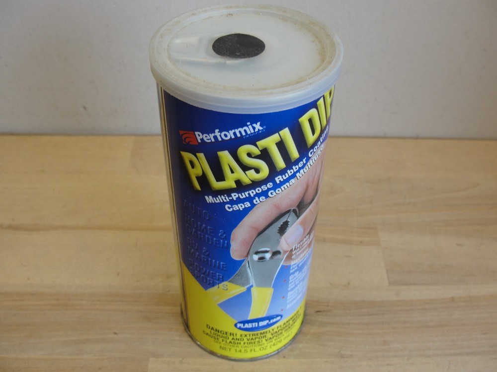 NUEVO REVESTIMIENTO DE GOMA FLEXIBLE DE ALTA RESISTENCIA PLASTI DIP 14,5 FL. OZ. NEGRO