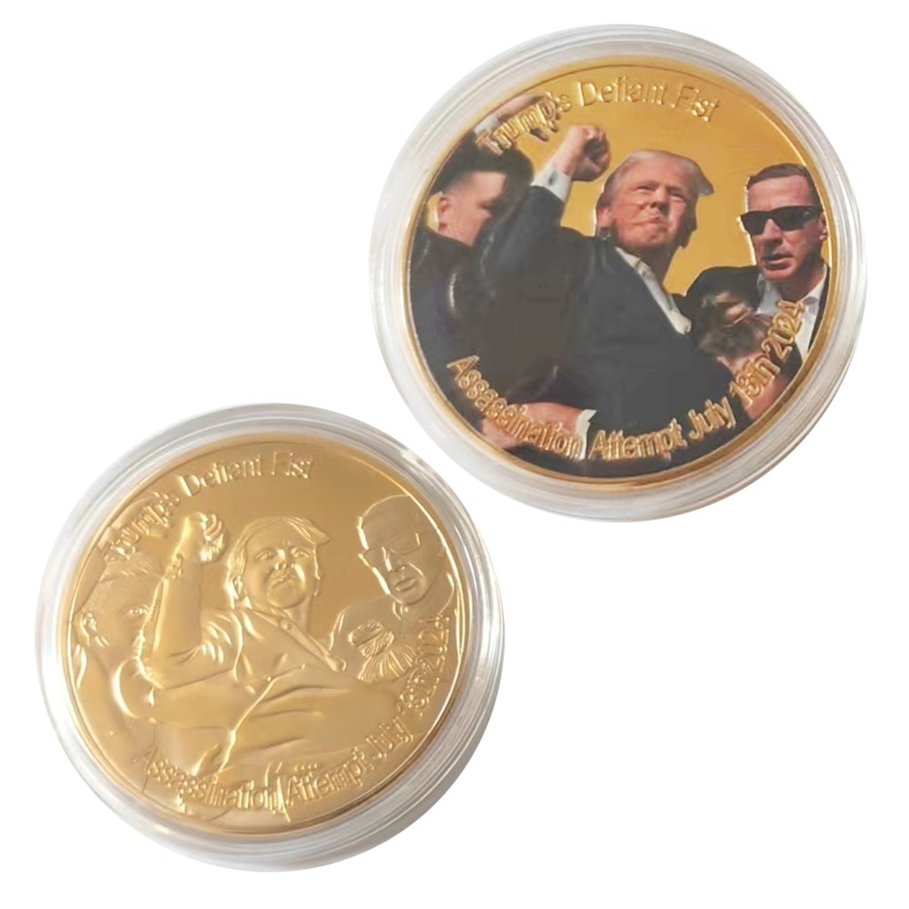 1*Donald Trump Presidential Challenge Coin America 45th President Coin Ornament