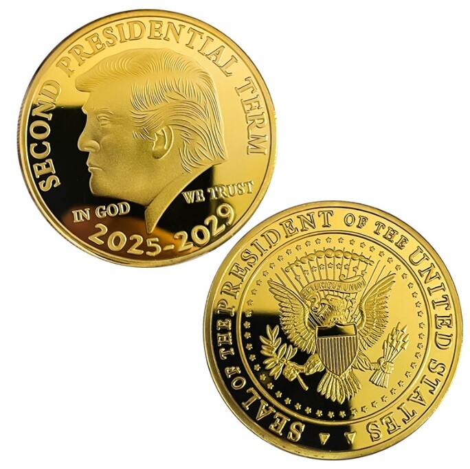 2025-2029 President Donald Trump Commemorative Coin Take America Back Metal Coin