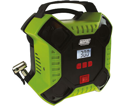 12V MAYPOLE MP7950 Digital Compressor with Bright LED Light-image