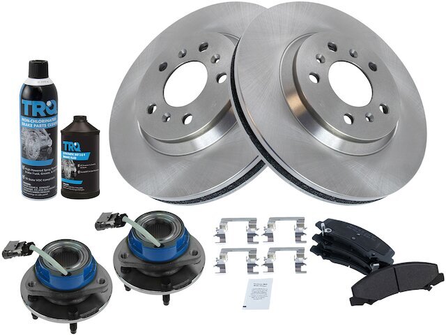 Buick Lucerne 2006-2011 Front Brake Pad Rotor Wheel Hub Kit 58CZFW