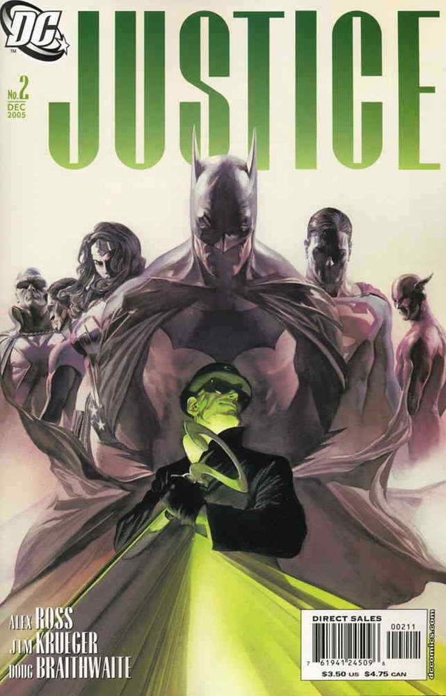 Justice (DC) #2 VF; DC | Justice League Alex Ross Jim Krueger 1st Print - we com